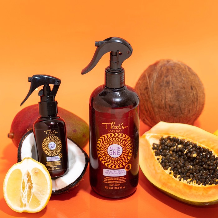 That'so All In One Tan Accelerator Refreshing Water Enisxutiko Enudatiko Sprei Diatirisis Mavrismatos 500ml